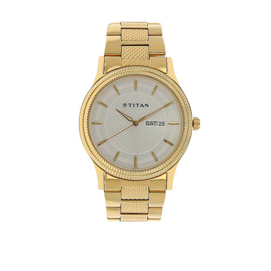 Titan Silver Dial Analog Watch for Men