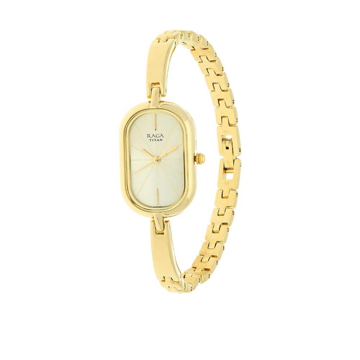 Titan Raga Viva Champagne Dial Women Watch With Metal Strap
