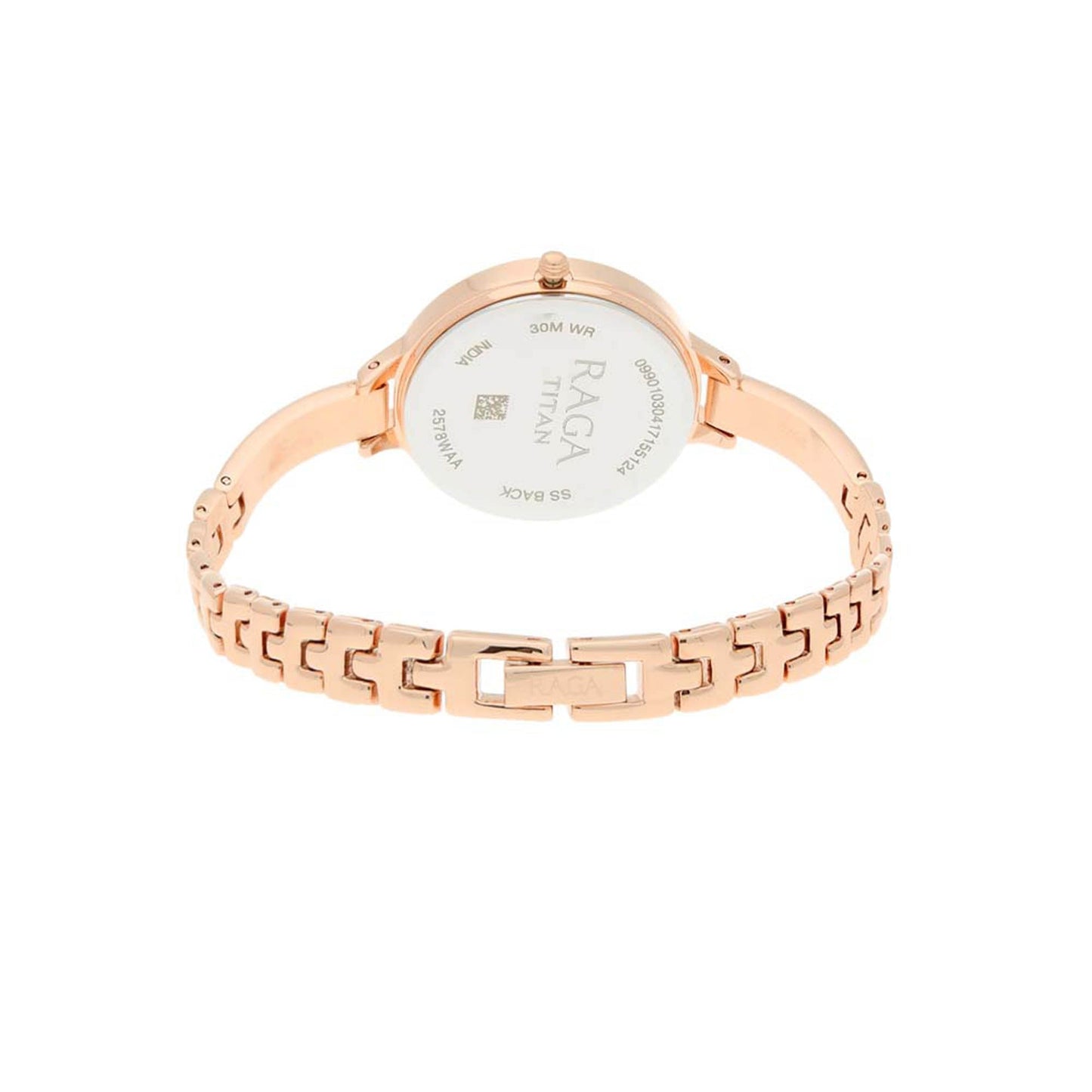 Titan Raga Viva Rose Gold Dial Women Watch With Metal Strap