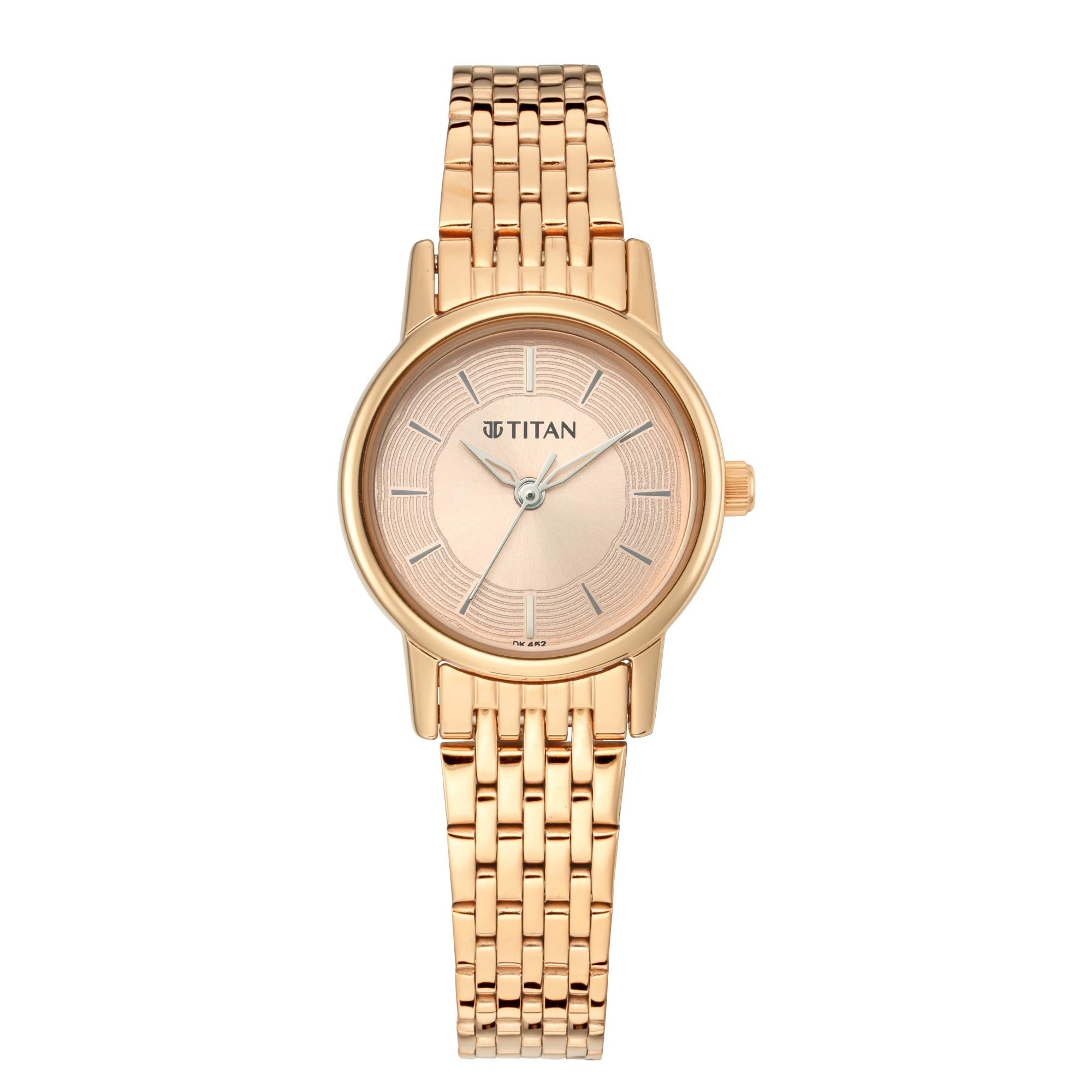 TITAN Casual Watch 2606WM09, pink gold, bracelet TITAN Casual Watch 2606WM09, pink gold, bracelet