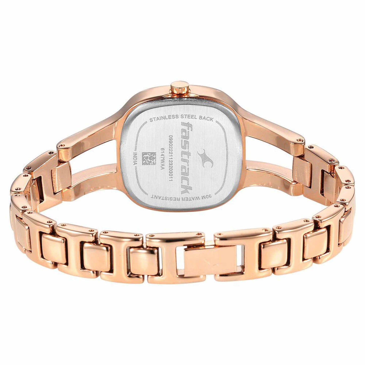 Fastrack Pulse Mother Of Pearl Dial Metal Strap Analog Watch for Women