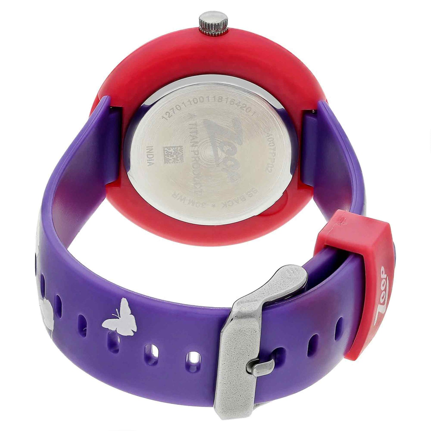 Zoop By Titan Quartz Analog Multicoloured Dial PU Strap Watch for Kids