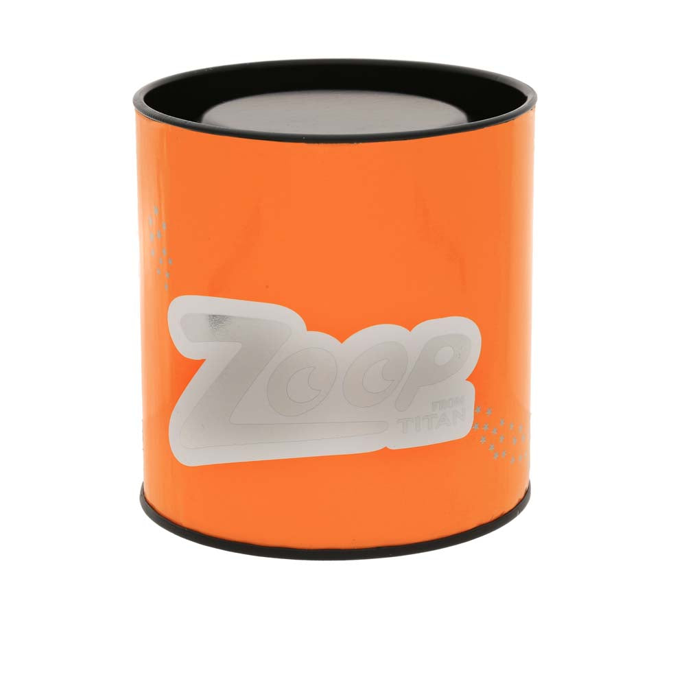 Zoop By Titan Quartz Analog Orange Dial PU Strap Watch For Kids