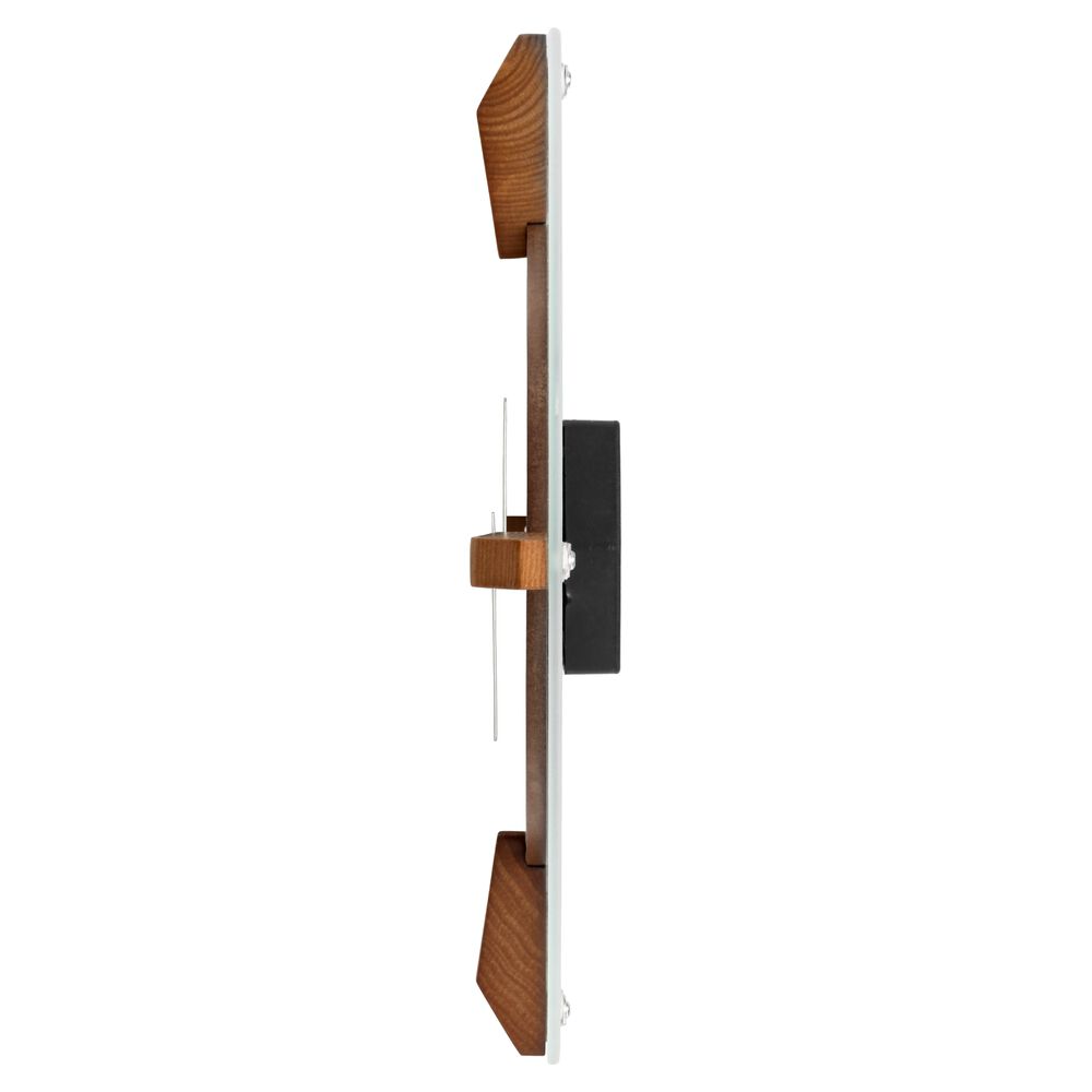 Titan Wood & Glass Fusion Wall Clock - 32 cm x 32 cm (Medium)