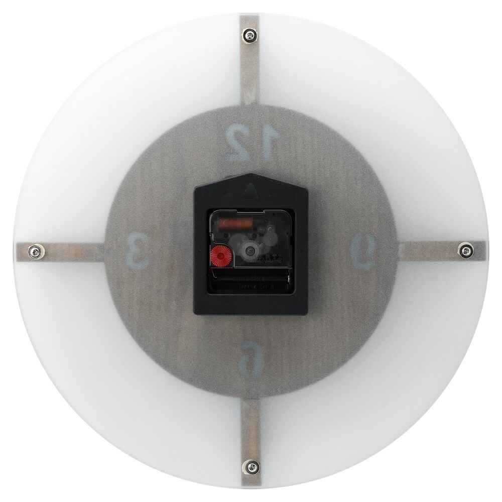 Titan Wood & Glass Fusion Wall Clock - 32 cm x 32 cm (Medium)