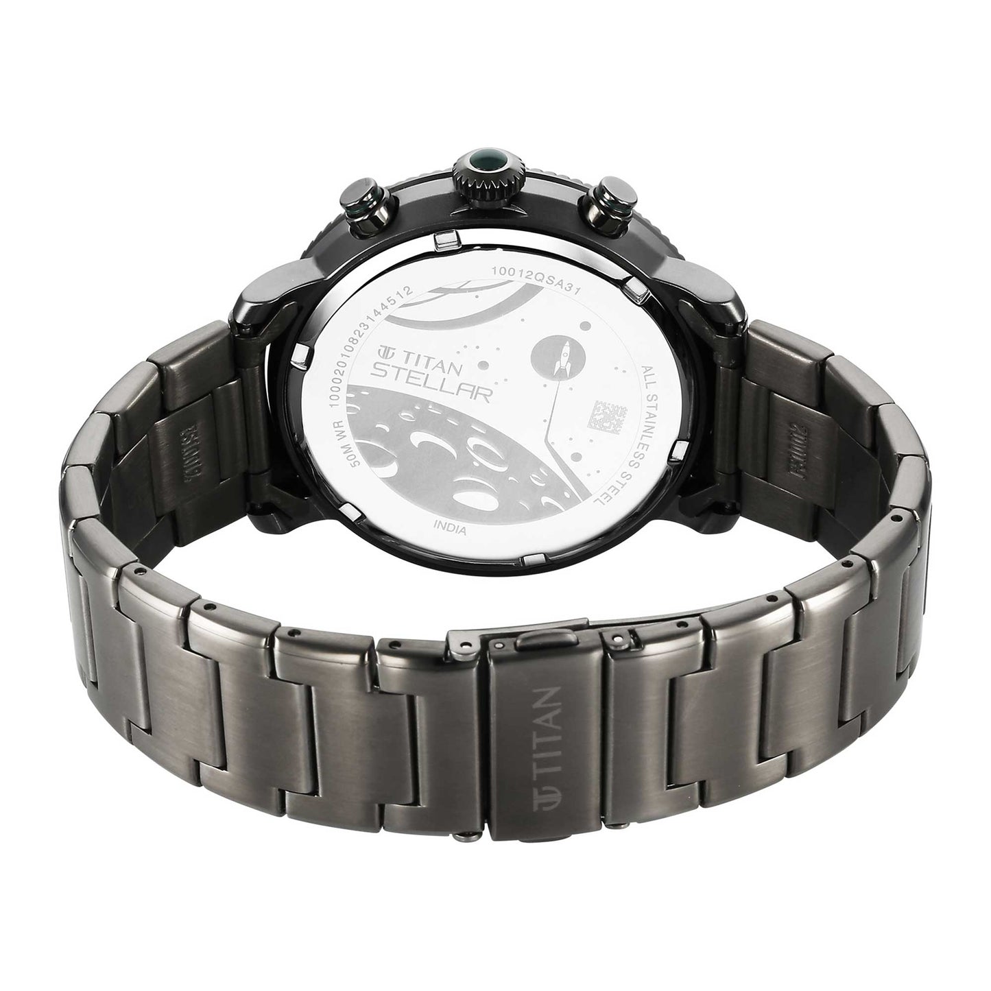 Titan Stellar Green Dial Multifunctional Analog Watch