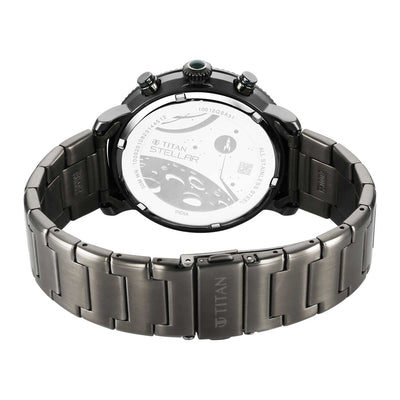 Titan Stellar Green Dial Multifunctional Analog Watch