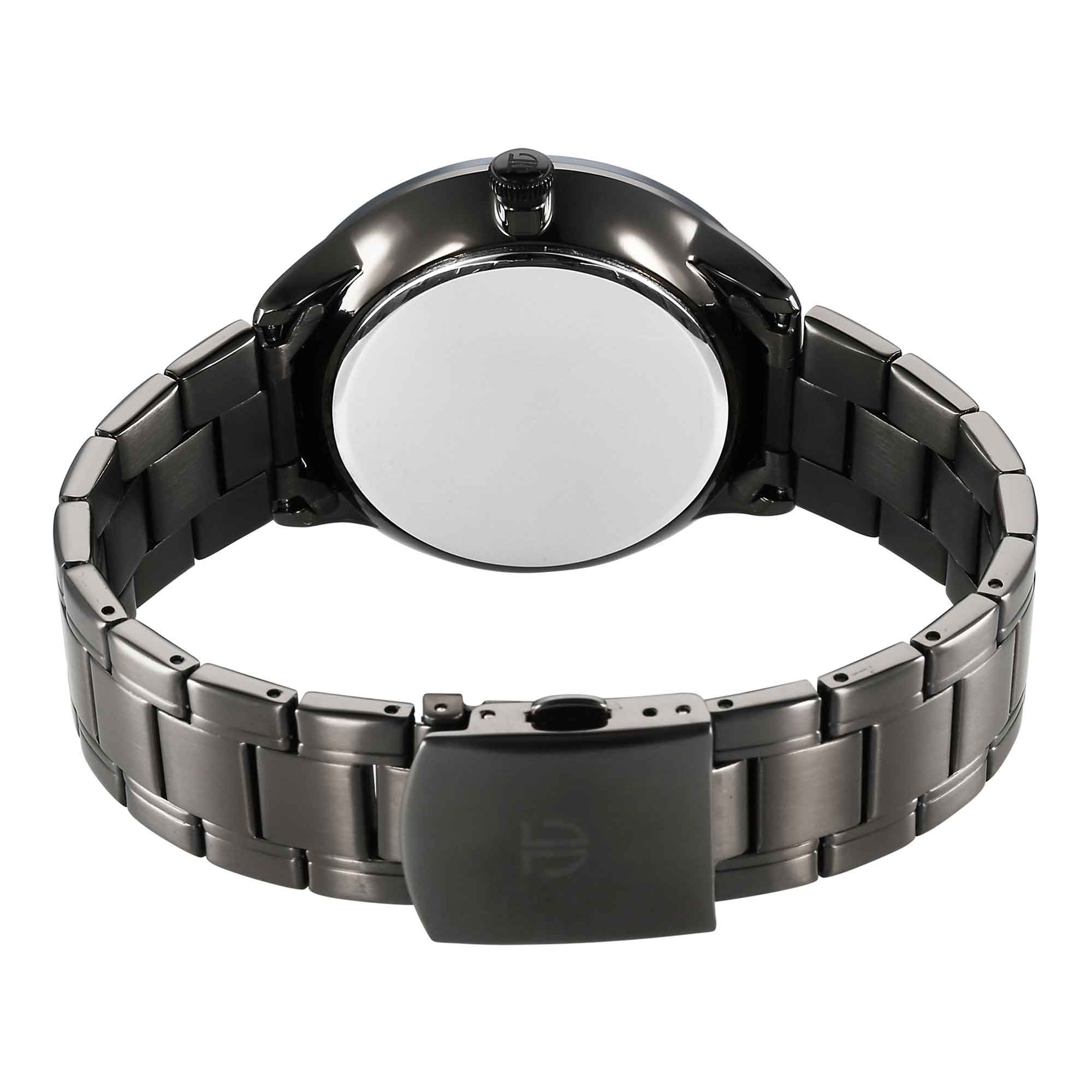 Titan Stellar Caelum Sun Moon Grey Sub-Dial Watch 10028KM01