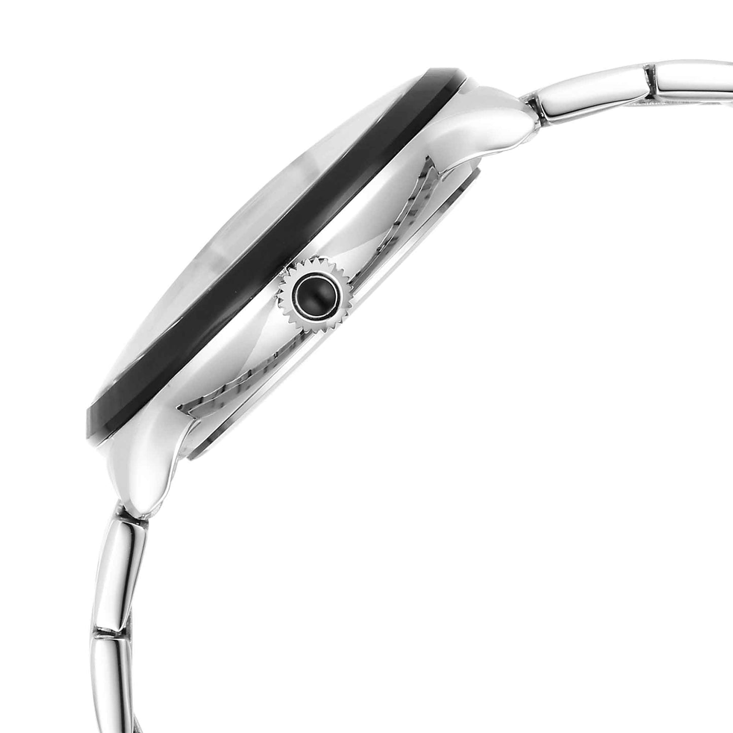 Titan Stellar Luna Sun Moon Disc Grey Dial Watch 10028KM02