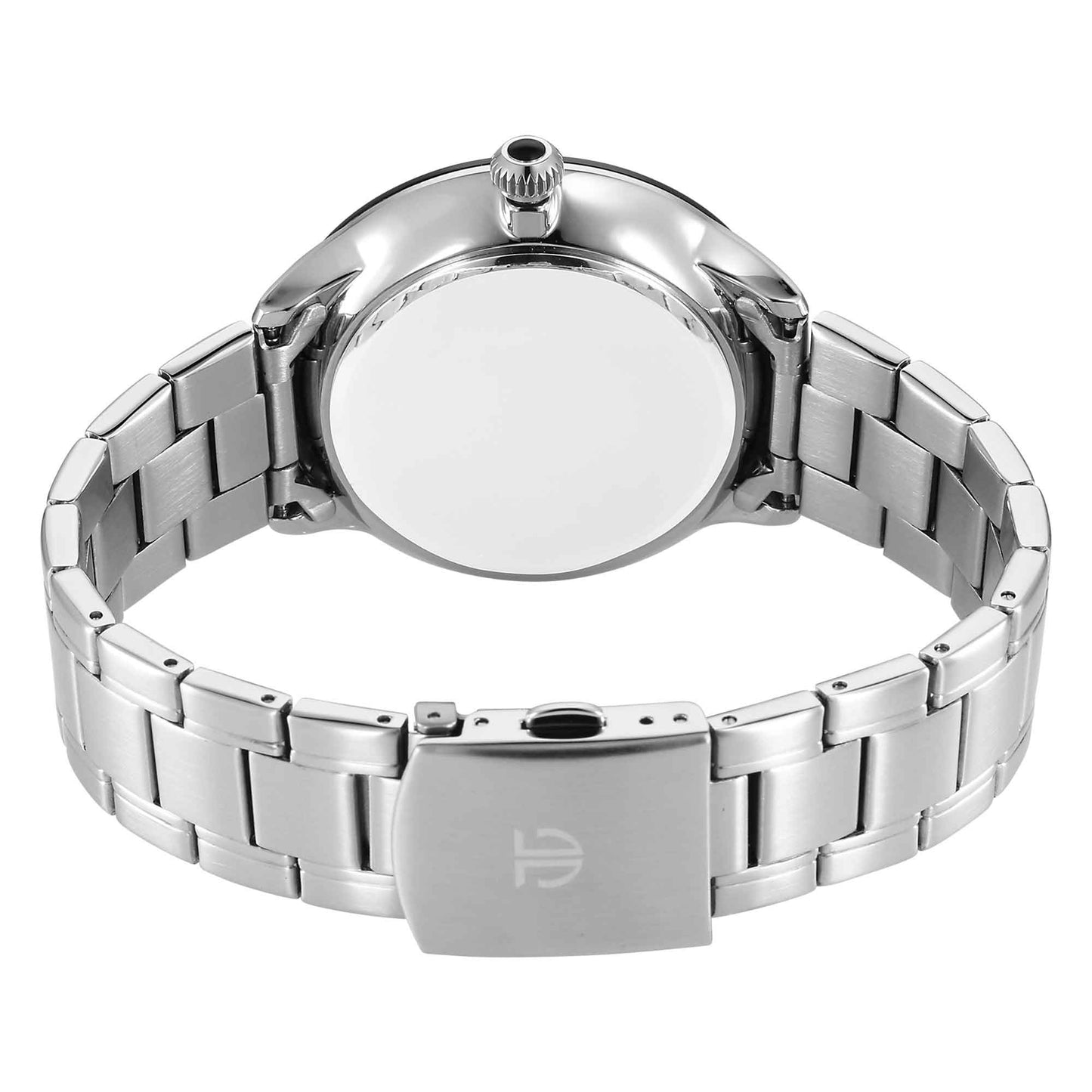 Titan Stellar Luna Sun Moon Disc Grey Dial Watch 10028KM02