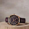 Titan Stellar Caelum Sun Moon Purple Sub-Dial Watch