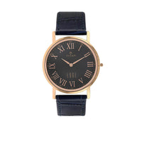 Titan Edge Black Dial Analog Leather Strap Watch for Men
