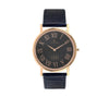 Titan Edge Black Dial Analog Leather Strap Watch for Men