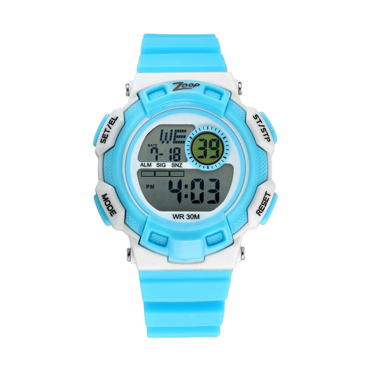 Zoop By Titan DigitalDigital Dial PU Strap Watch for Kids