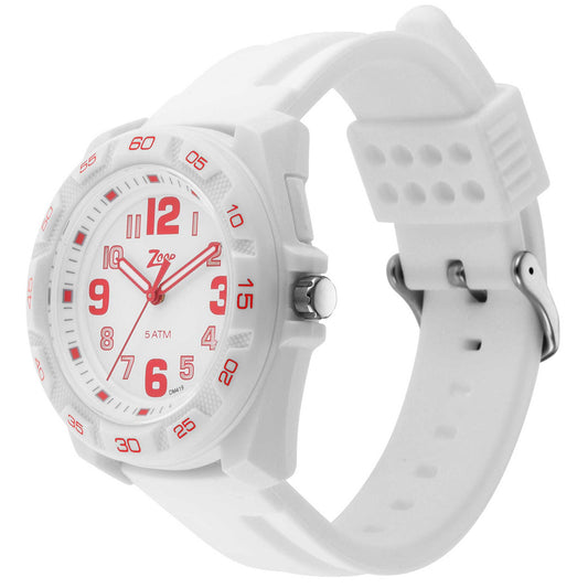 Zoop By Titan Quartz Analog White Dial Silicone Strap Watch for Kids