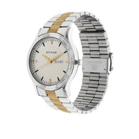 Titan White Dial Analog Watch for Men