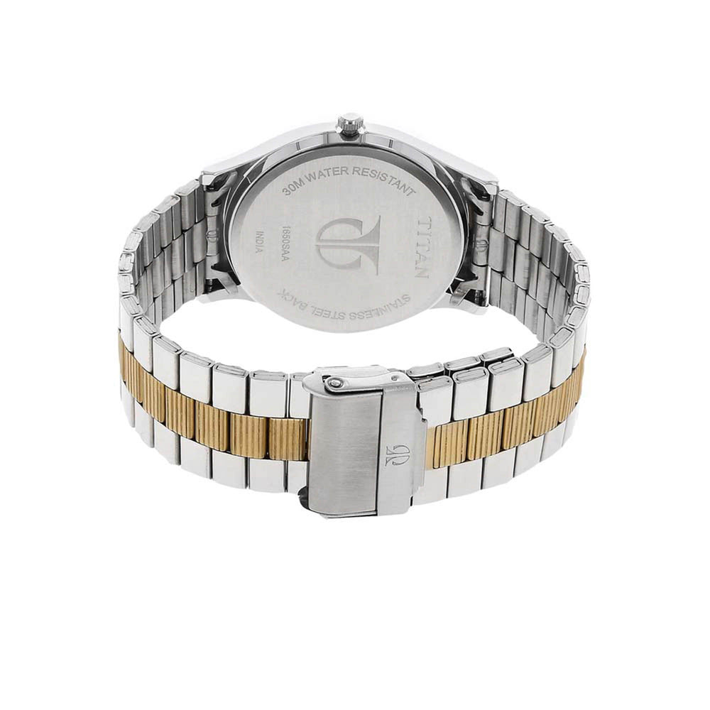 Titan White Dial Analog Watch for Men