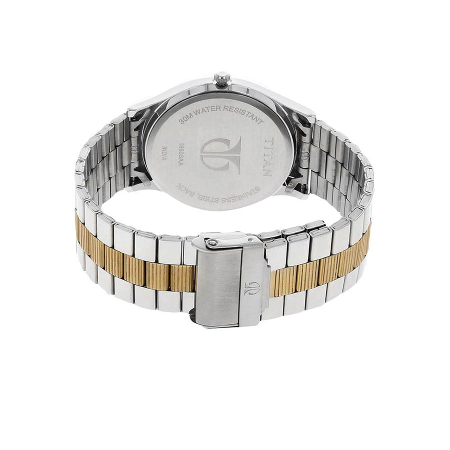 Titan White Dial Analog Watch for Men
