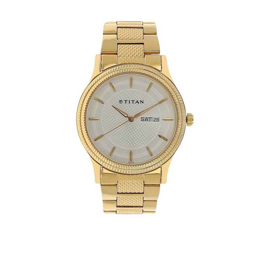 Titan Silver Dial Analog Watch for Men
