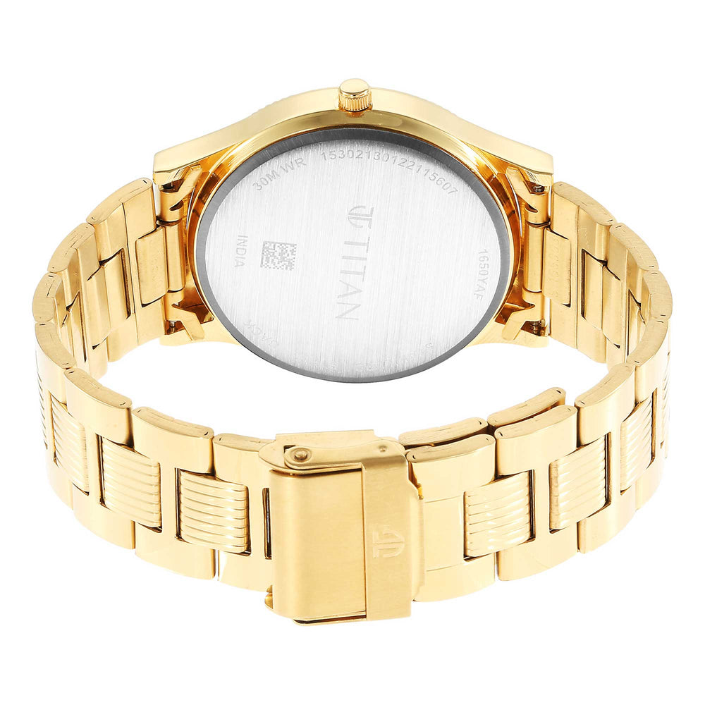 Karishma Green Dial Brass Strap Watch