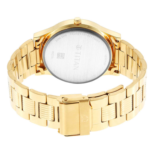 Karishma Green Dial Brass Strap Watch