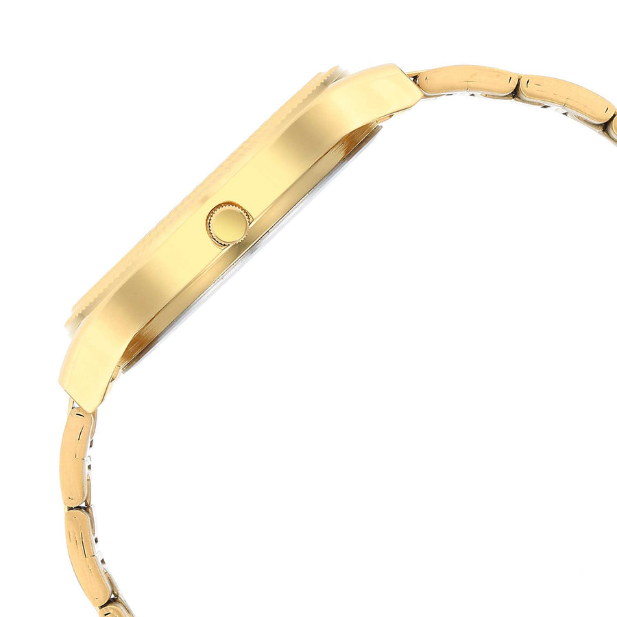 Titan Quartz Analog Champagne Dial Stainless Steel Strap Watch for Men