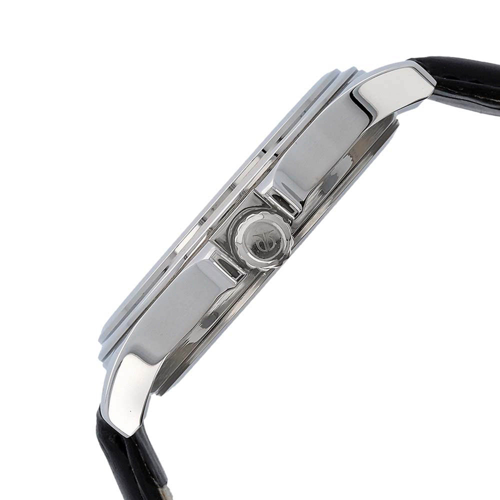 Titan Quartz Multifunction Anthracite Dial Leather Strap watch for Men