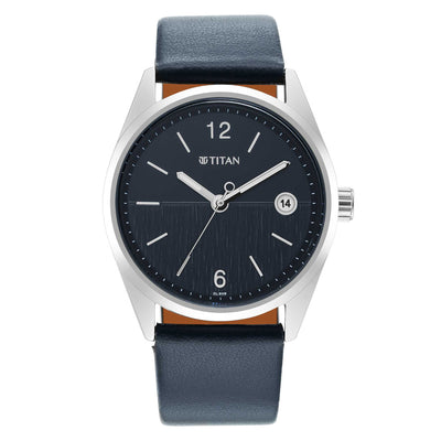 Neo Blue Dial Analog with Date Watch for Men