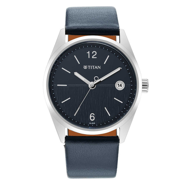 Neo Blue Dial Analog with Date Watch for Men