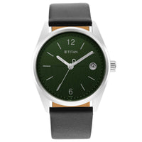Neo Green Dial Analog with Date Watch for Men