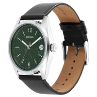 Neo Green Dial Analog with Date Watch for Men