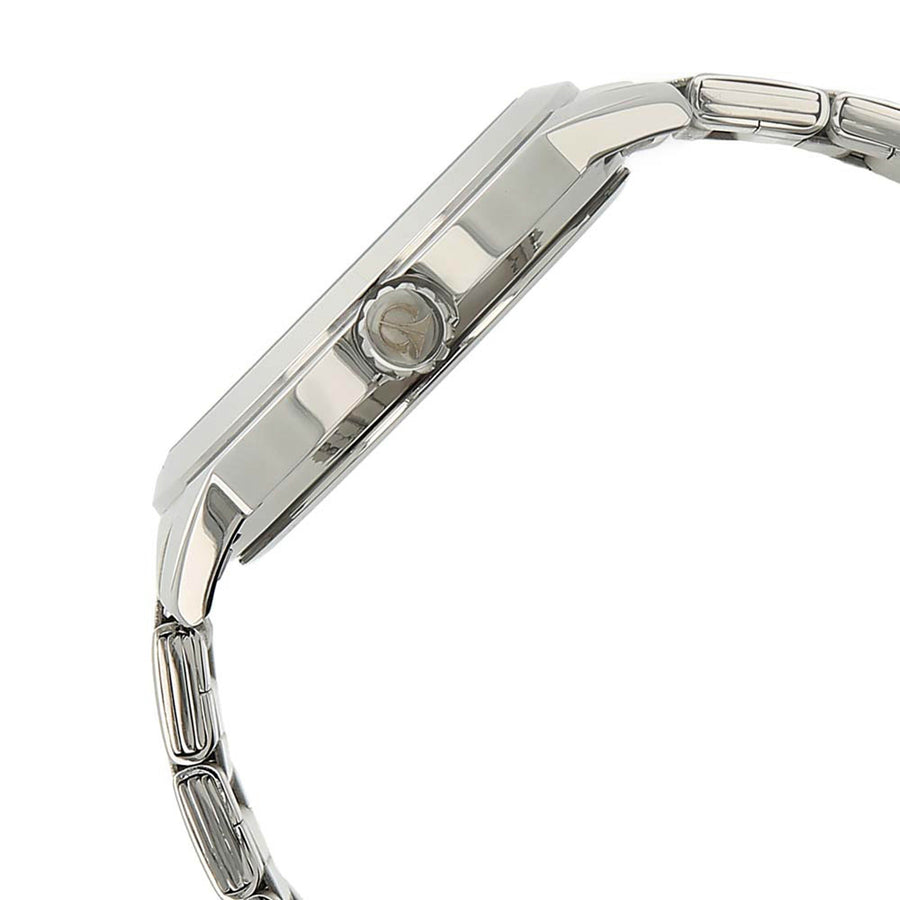 Titan Men's Urban Refinement: Sleek Blue Dial with Silver Stainless Steel Strap Watch