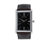 Titan Men's Urban Chic: Modernist Black Dial & Leather Strap Watch