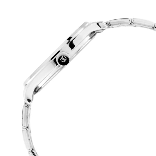 Workwear Watch with Beige Dial & Metal Strap