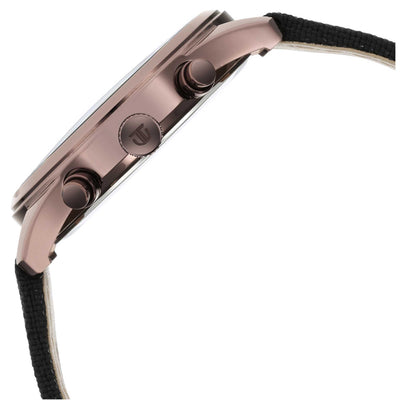 Neo Splash Black Dial Fabric Strap Watch