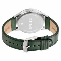 Titan Quartz Analog Leather Strap Watch for Men 1806SL07