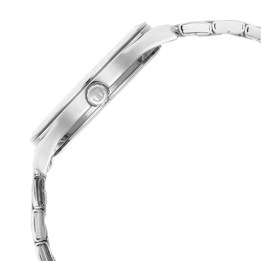 Titan Urban Analog Silver White Dial Metal Strap Watch for Men 1823SM05