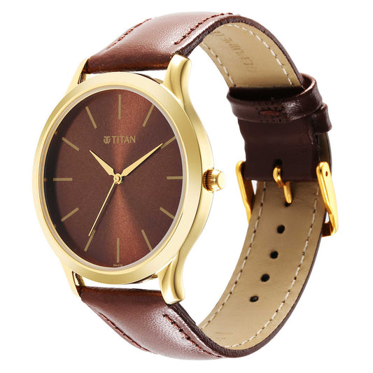 Karishma Radiance Brown Dial Analog Watch for Men