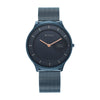 Titan Edge Slim Stainless Steel Blue Dial Analog Watch for Men
