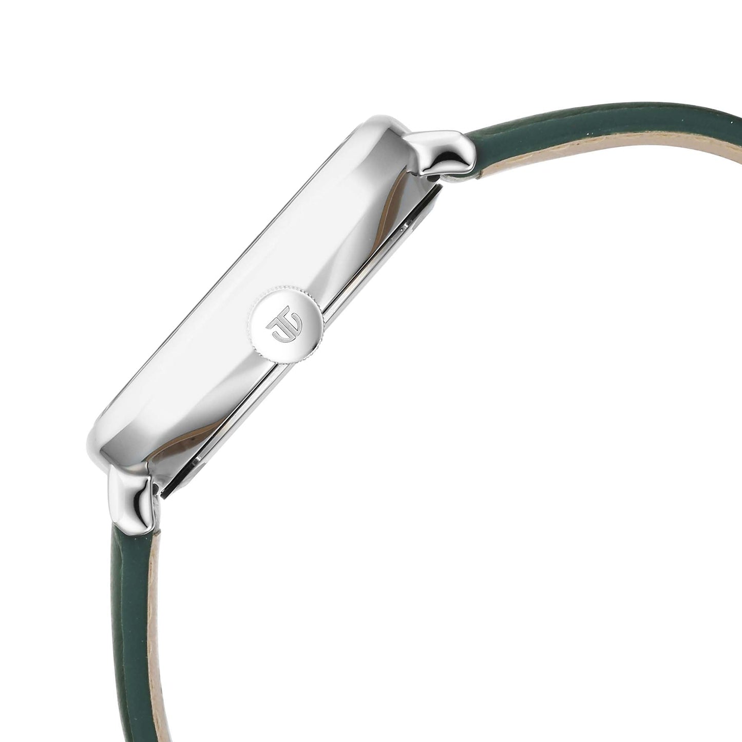 Titan Neo Curve Quartz Analog with Date Green Dial Stainless Steel Strap Watch For Men