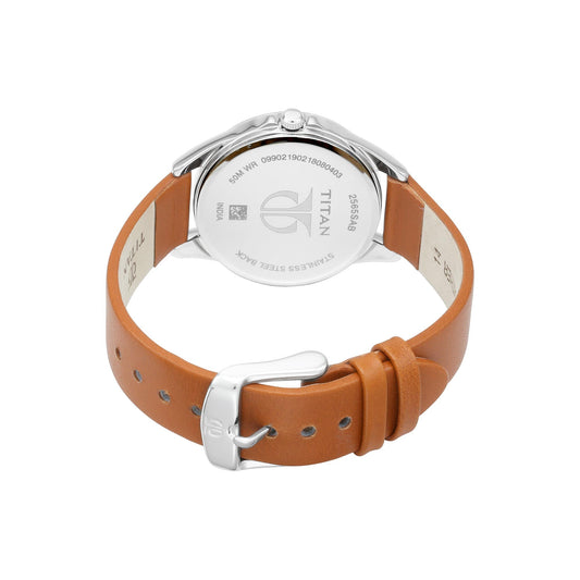 Titan Sparkle White Dial Analog Watch for Women