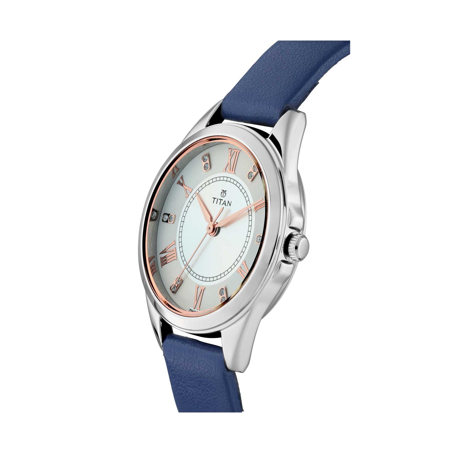 Titan Sparkle White Dial Analog Watch for Women