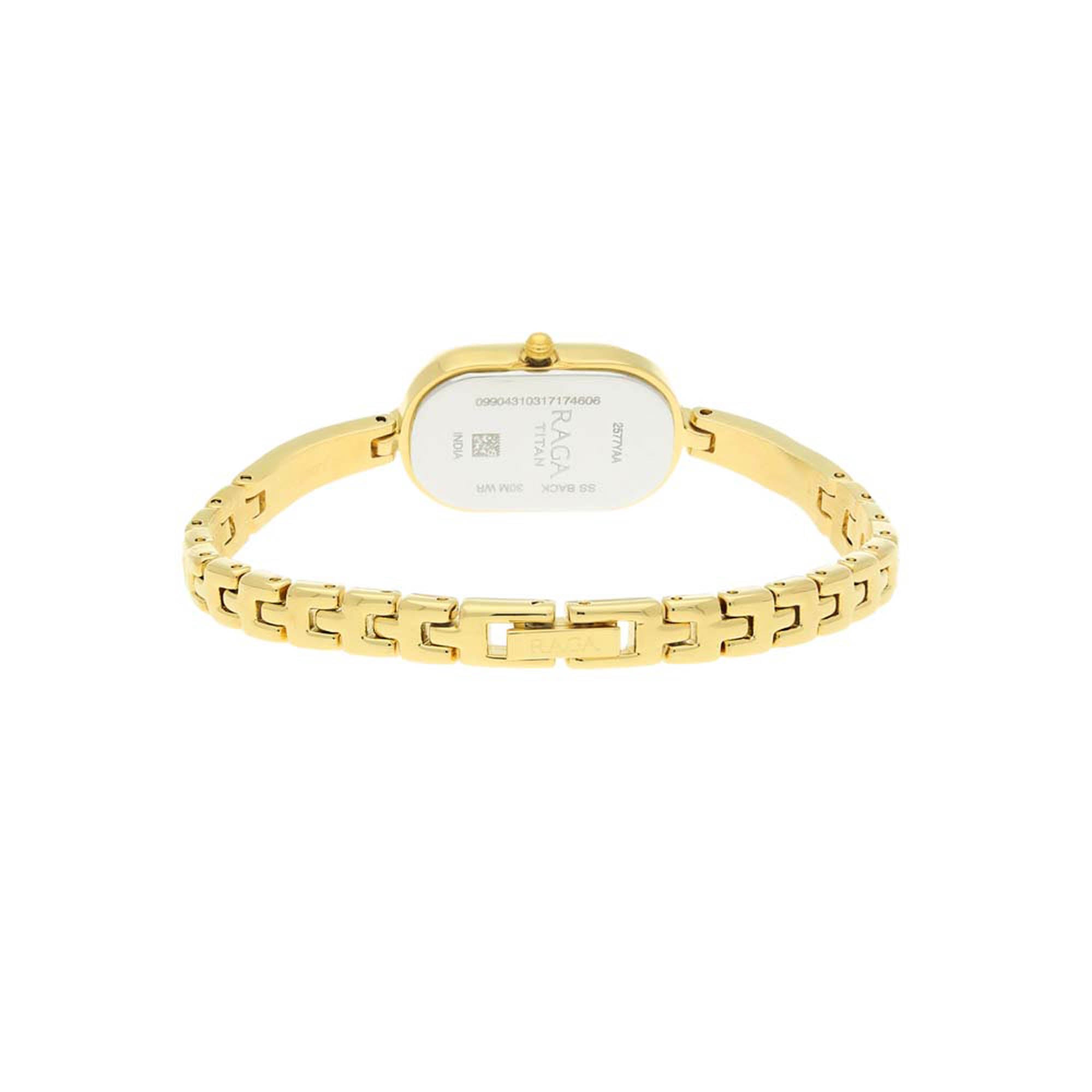 Titan Raga Viva Champagne Dial Women Watch With Metal Strap