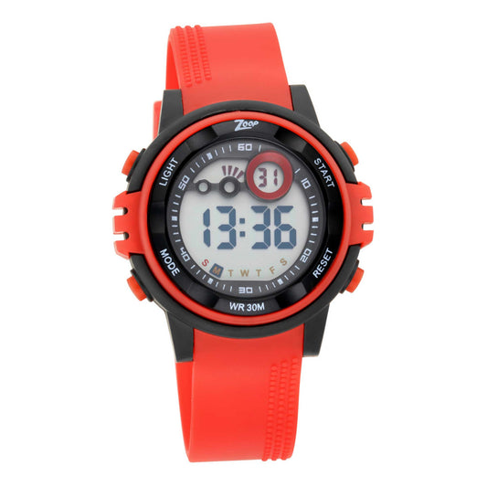 Zoop By Titan DigitalDigital Dial PU Strap Watch for Kids