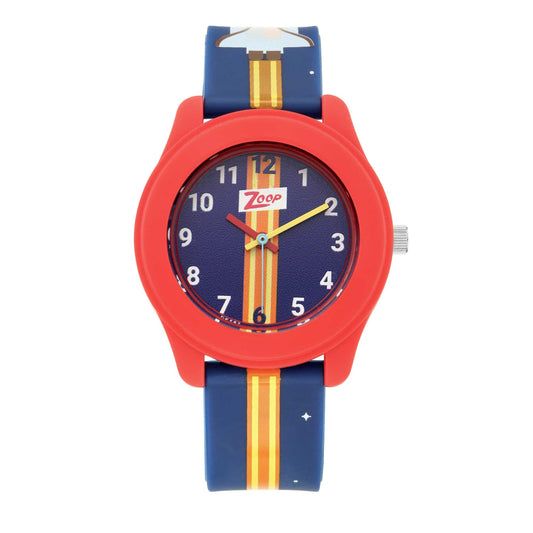 Zoop By Titan Quartz Analog Blue Dial PU Strap Watch for Kids