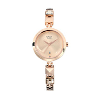 Titan Raga Viva Rose Gold Dial Analog Metal Strap watch for Women