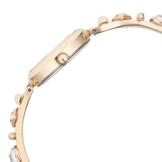 Titan Raga Viva Champagne Dial Gold Metal Strap Analog Watch for Women