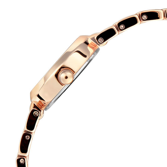 Raga Viva Rose Gold Dial Metal Strap Watch