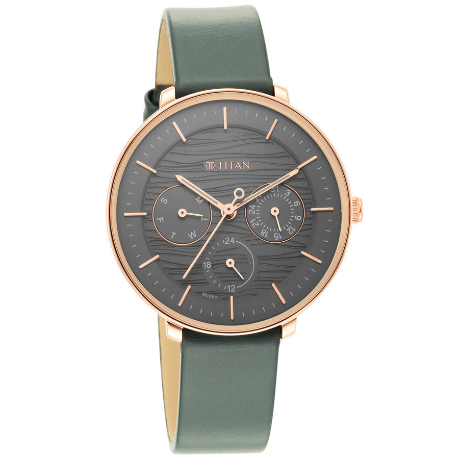 Workwear Silver Dial Grey Stainless Steel Strap Watch