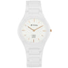 Titan Edge Ceramic White Dial Analog Ceramic Strap watch for Women